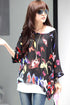 Sexy Allover Butterflies Elegant Chiffon Blouse